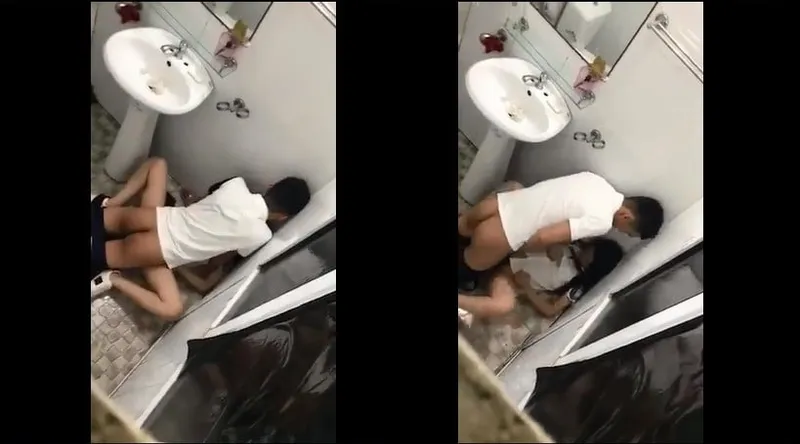 Bồ say xỉn và nhân tình trong phòng tắm nhà hàng